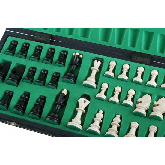 Набір шахів Сенатор (чорні), 41см х 41см, (Мадон 125)
