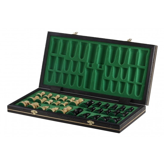 Набор шахмат Consul (черные), 49см х 49см, (Мадон-135)