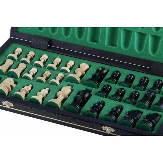 Набор шахмат Consul (черные), 49см х 49см, (Мадон-135)