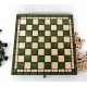 Набор шахмат Жемчужина средняя (зеленые), 35см х 35см, (Мадон 134А)
