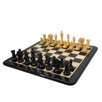 Набор шахмат King Arthur, черное дерево, 53х53см (Индия)