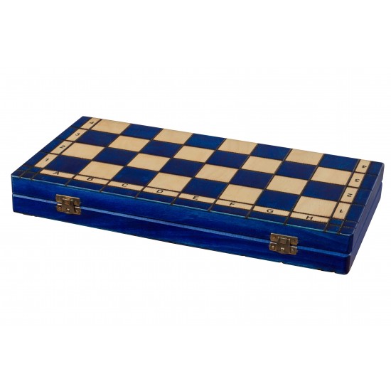 Шахматный набор Асы (синие), 40см х 40см (Мадон 115)