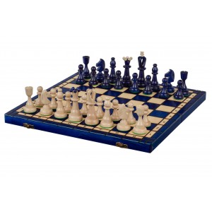 Шаховий набір Аси (сині), 40см х 40см (Мадон 115)