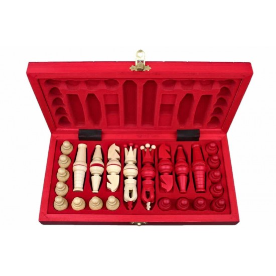 Набір шахів Royal maxi (червоні), 31см х 31см, (Мадон 151)