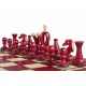 Набір шахів Королівські середні (червоні), 35см х 35см (Мадон 112)