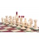 Набір шахів Королівські середні (червоні), 35см х 35см (Мадон 112)