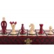 Набор шахмат Королевские средние (красные), 35см х 35см (Мадон 112)