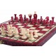 Набір шахів Королівські середні (червоні), 35см х 35см (Мадон 112)