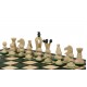 Набір шахів Королівські середні (зелені), 35см х 35см (Мадон 112)