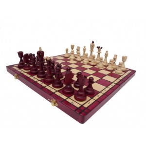 Шаховий набір Аси (червоні), 40см х 40см (Мадон 115)