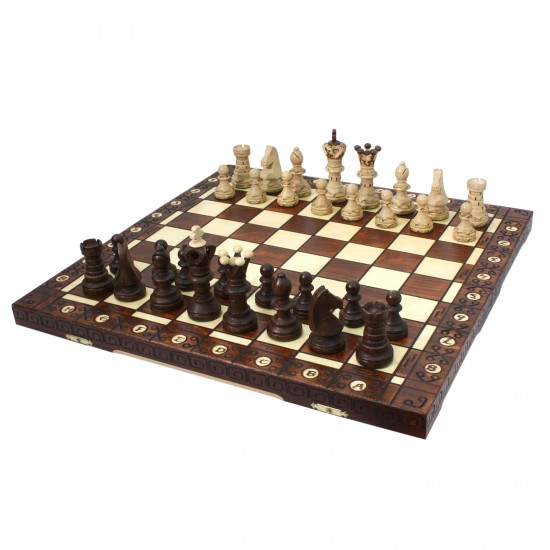 Шахматный набор Амбассадор Эксклюзив (с дополнительными ферзями), 54см х 54см (Wegiel)