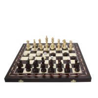Набор шахматы+шашки+нарды Exclusive, 47см х 47см (Мадон 144A)