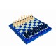 Набор шахмат Школьные (синий), 20см х 20см (Мадонн 154М)