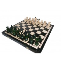 Набір шахів Королівські великі (зелені), 44см х 44см, (Мадон 111)
