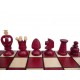 Набор шахмат Королевские большие (красные), 44см х 44см, (Мадон 111)