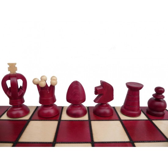 Набір шахів Королівські великі (червоні), 44см х 44см, (Мадон 111)