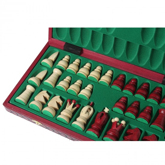 Набір шахів Королівські великі (червоні), 44см х 44см, (Мадон 111)