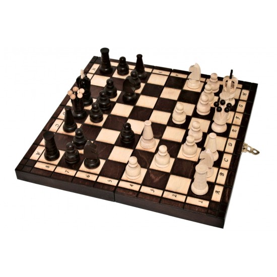 Набір шахів Royal maxi (чорні), 31см х 31см, (Мадон 151)