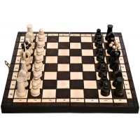 Набор шахмат Royal maxi (черные), 31см х 31см, (Мадон 151)