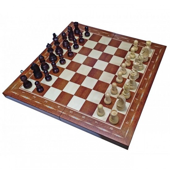 Набор шахматы+шашки+нарды Prestige, 47см х 47см (Мадон 144)