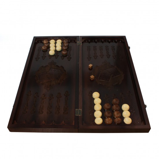 Нарды деревянные Трезуб, 55см х 50см. Ручная работа (Украина) Нарды деревянные Трезуб, 55см х 50см. Ручная работа (Украина)