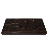 Нарди дерев'яні Довголіття, 55см х 50см. Ручна робота (Україна)