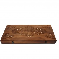 Нарди дерев'яні Щит, 55см х 50см. Ручна робота (Україна)