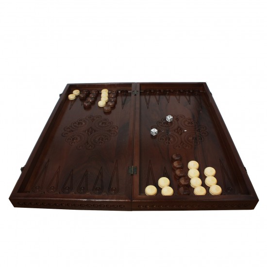 Набір шахи + шашки + нарди Камелот, 55см х 55см (Україна)