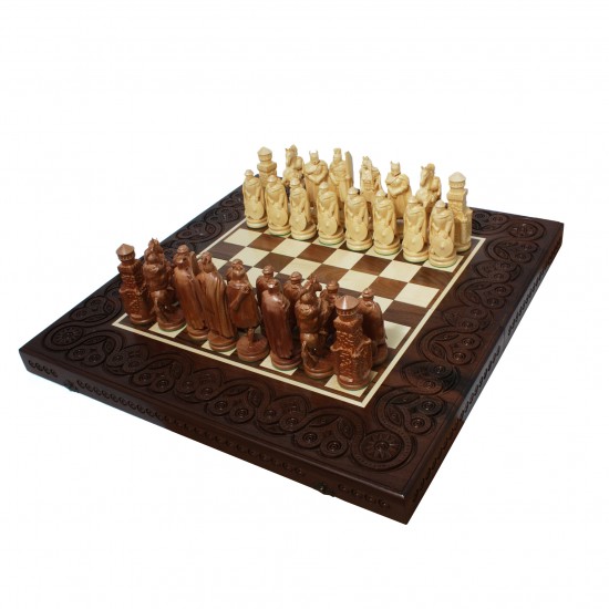 Набір шахи + шашки + нарди Камелот, 55см х 55см (Україна)