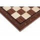 Шахматная доска №6 черный орех/клен, 54см х 54см, нескладная с обозначениями