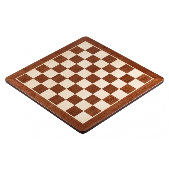 Шахова дошка Padauk №6 з зкругленими кутами, 54см х 54см, нескладна, без позначень