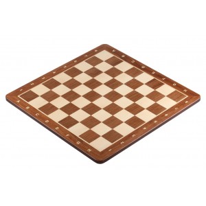 Шахова дошка Padauk №6 з зкругленими кутами, 54см х 54см, нескладна, з позначеннями
