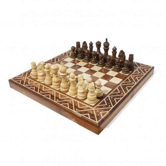 Набор шахматы + шашки + нарды Лотос (светлый), 50см х 50см (Украина)