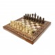 Набор шахматы + шашки + нарды Лотос (светлый), 50см х 50см (Украина)