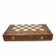 Набір шахи + шашки + нарди Етно (горіх), 50см х 50см (Україна)