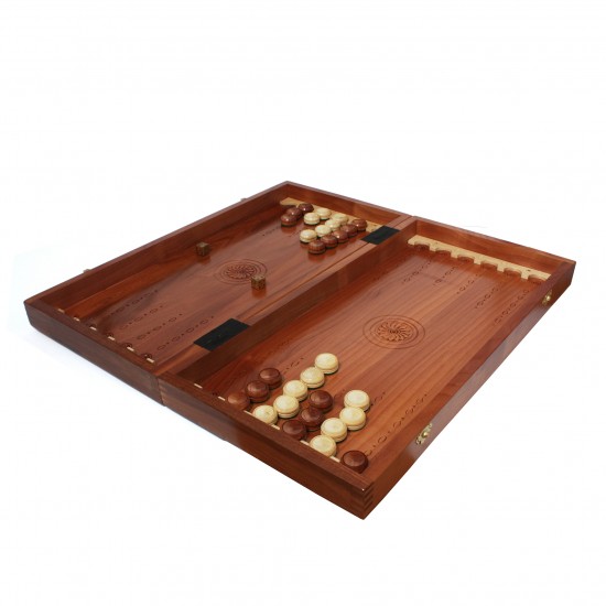 Набір шахи + шашки + нарди Класік (черешня), 50см х 50см (Україна)