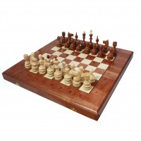 Набір шахи + шашки + нарди Класік (черешня), 50см х 50см (Україна)