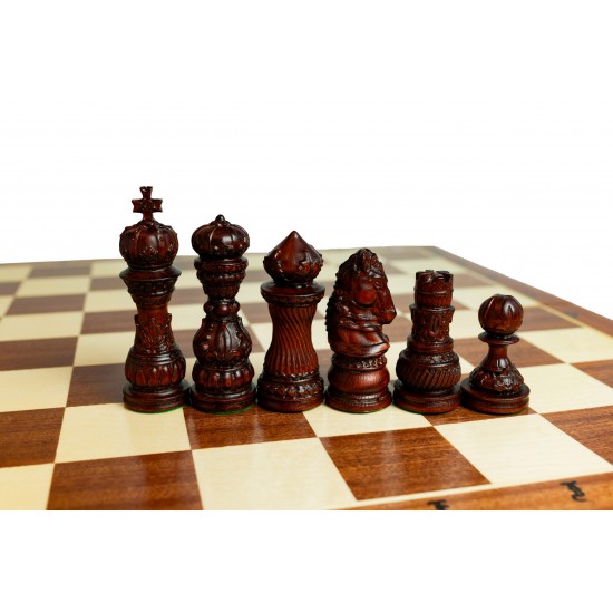 Набор шахмат Лотос интарсия, 59см х 59см