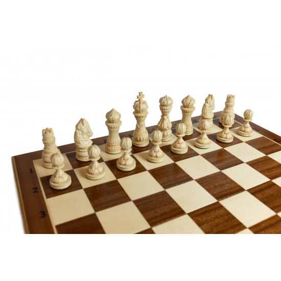 Набор шахмат Лотос интарсия, 59см х 59см