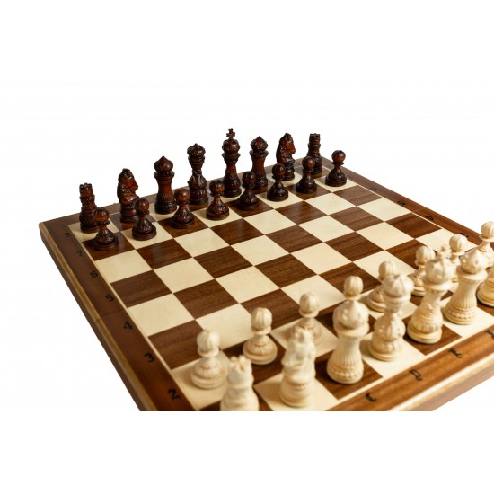Набор шахмат Лотос интарсия, 59см х 59см