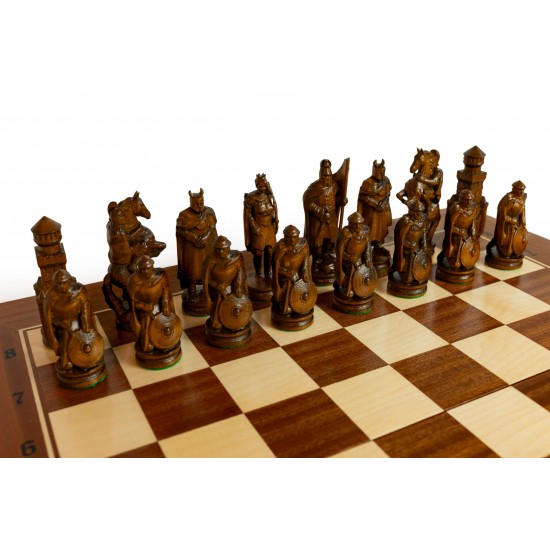 Набор шахмат Рыцари, 65см х 65см (Мадон 121)