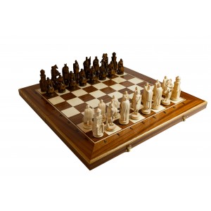 Набор шахмат Рыцари, 65см х 65см (Мадон 121)