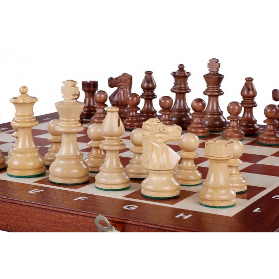 Шахматный набор Французский Стаунтон №6, 53 см х 53 см (Индия)