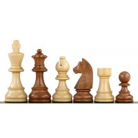 Шахматные фигуры Немецкий Стаунтон 7, коричневые (Индия)