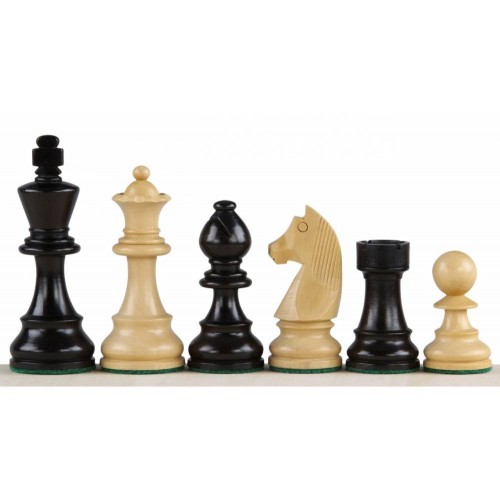 Шахові фігури Німецький Стаунтон 6 (чорні)